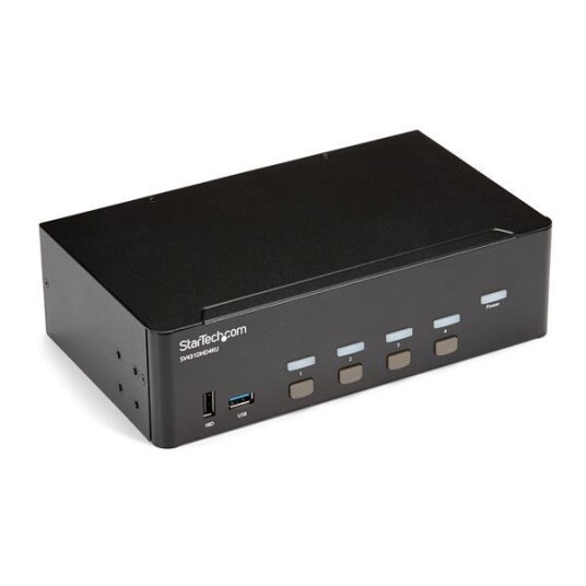 STARTECH 4 t HDMI KVM Switch - 4K 30Hz - Dual Display