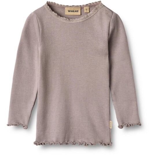 Wheat Dusty Purple Rib Bluse Reese 2 År/92