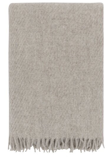Høie Of Scandinavia Ullpledd 100 % ren ny ull Falketind beige 120x180 cm Høie Of Scandinavia Ullpledd 100 % ren ny ull Falketind beige 120x180 cm