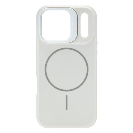 Linocell Flip Stand Case Mobildeksel for iPhone 17 Pro Hvit