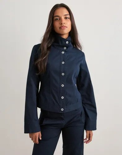 Nelly Blå Cargo Strap Jacket