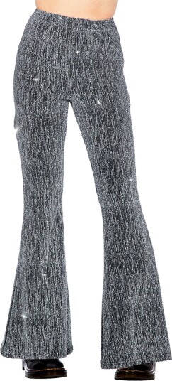 Wilbers & Wilbers Discobukser Utsvingte Glitter Sølv for Barn 128 140 003200-VC-128