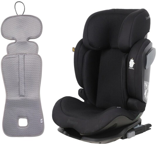 Beemoo Recline i-Size Beltestol inkl. Ventilerende Pute Black Mesh/Grey Beemoo Recline i-Size Beltestol inkl. Ventilerende Pute Black Mesh/Grey