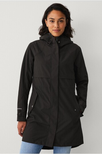 Áhkká Parkas Parka With Hood W Svart