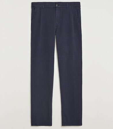 Canali Cotton Twill Chinos Navy Canali Cotton Twill Chinos Navy