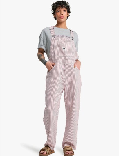 Quiksilver Angua Stripes Dungaree CreaM