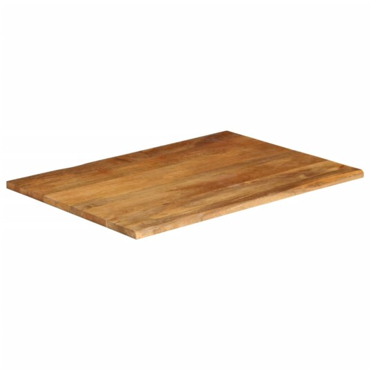 Bordplate naturlig kant 110x80x3,8 cm heltre mango 370605 Bordplate naturlig kant 110x80x3,8 cm heltre mango 370605