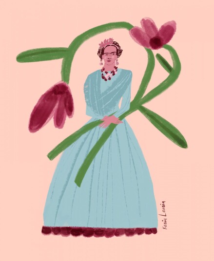 Plakat Frida Kahlo Kunst