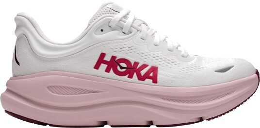 Hoka Women"s Bondi 9 Wide White/Pink Opal 39 1/3