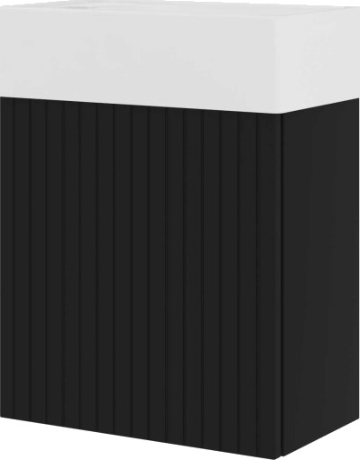 Proline møbler 40x23x40cm matt svart med 1 push open dør Proline møbler 40x23x40cm matt svart med 1 push open dør