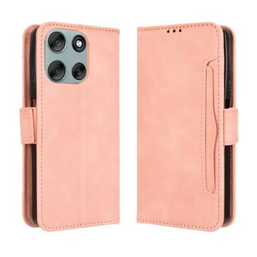 Motorola Moto G56 Kortholder Lommebokveske   Rosa