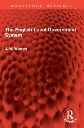 The English Local Government System The English Local Government System