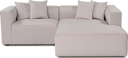 Abbas 4 seters Sofa med Divan Ecru Abbas 4 seters Sofa med Divan Ecru