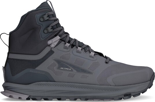 Altra Mens Lone Peak 9 Waterproof Mid Black/gray 44|44.5" Altra Mens Lone Peak 9 Waterproof Mid Black/gray 44|44.5"