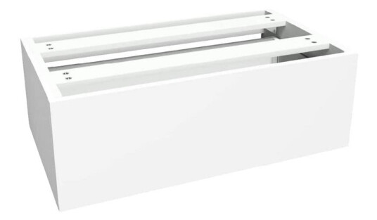 Vikingbad Sideskap Slett MIE Demi - Mål: B(60-90)Xh46xd29 cm Hvit / 80cm