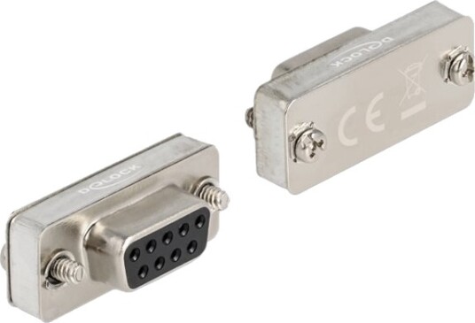 Delock - Loopback-Kontakt - Db-9 (Hunn) Skrubar - Eia-232/422/485 - Sølv