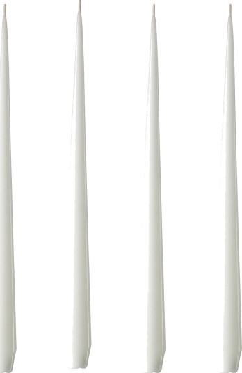 ester & erik ester & erik lys 4 stk. lakket pure white 32 cm