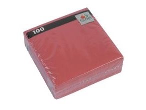 Serviett Fasana 33X33 Cm 1-Lags Bordeaux 24 Pk X 100 Stk