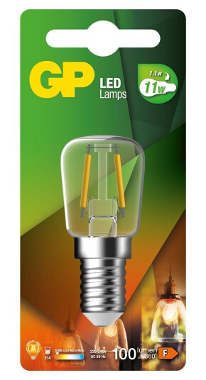GP - LED Lamp Filament T25 E14 1.1W 11W 100lm