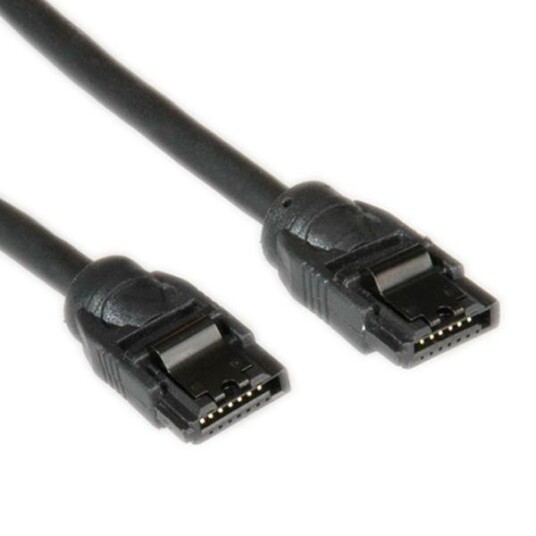 ROLINE Internal SATA 6Gbit/s Cable . W/Latch. 0.5m Factory Sealed