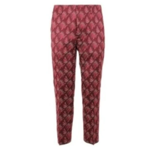 Dries Van Noten Herre Bukser Rød L Dries Van Noten Herre Bukser Rød L