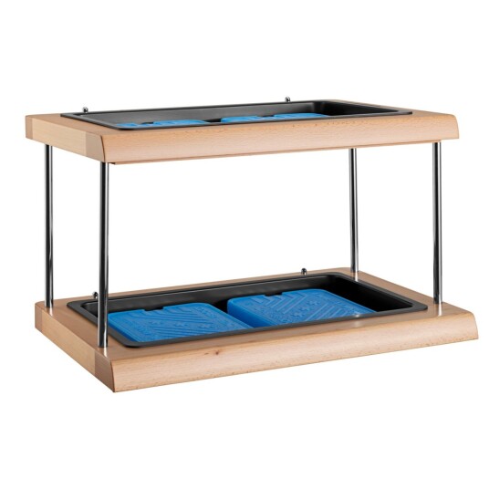 VEGA Basedel Ardea 2 etasjer; 60x41.5x36 cm (LxBxH); Bøk; Rektangulær