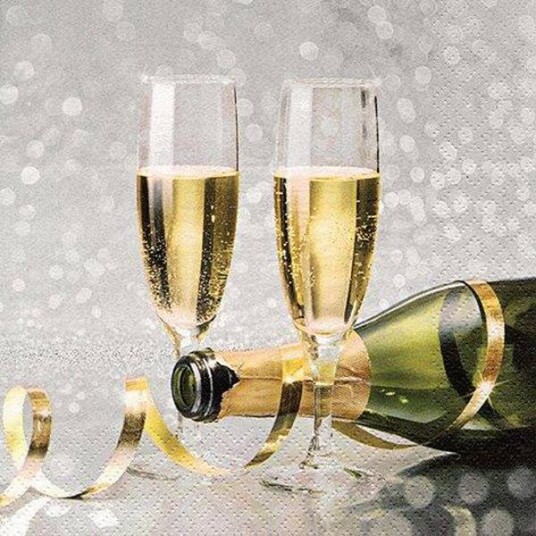 Lunsj serviett Champagne fra ti-flair Lunsj serviett Champagne fra ti-flair