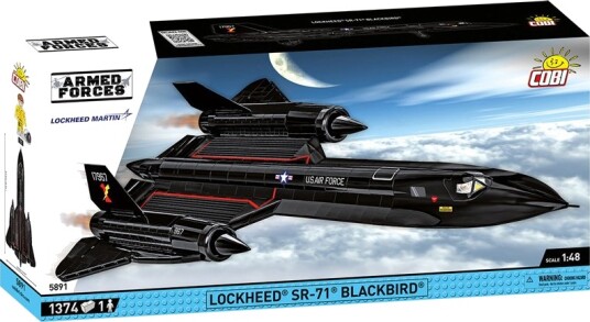 Cobi Armed Forces Byggesett 1374 Deler Lockheed SR-71 Blackbird Cobi Armed Forces Byggesett 1374 Deler Lockheed SR-71 Blackbird