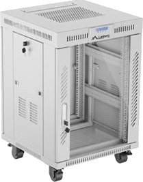Lanberg Ff01 Series V2 Rack Skap 600X600 Flat Pack Glass Door Lcd