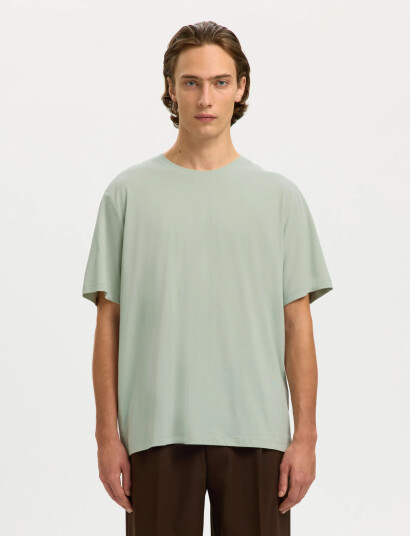 Selected Slhaspen Ss O Neck Tee Noos Green L Selected Slhaspen Ss O Neck Tee Noos Green L