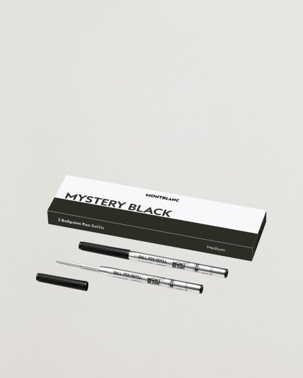 Montblanc 2 Ballpoint Pen Refills Mystery Black