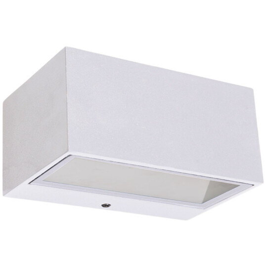 LUTEC ARCHITECTURAL GEMINI MATT HVIT VEGGHENGT LAMPE IP54