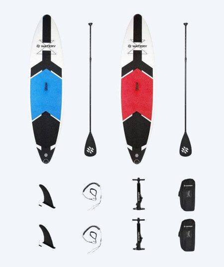 Pakketilbud: 2x Watery Global oppblåsbart SUP PaddleBoard 10'6 - Oppblåsbart SUP brett