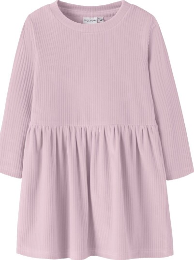 Name It Kjole - Fløyelsvelur - NmfVeloa - Mauve Skygger - Name It - 1½ år (86) - Kjole - Rosa