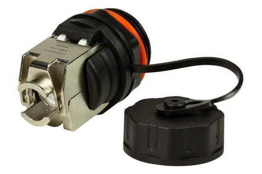 LogiLink Keystone Cat.6A Buchse RJ45 STP,f. Industriebereich