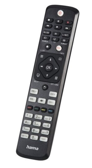 Hama 00221063, Tv, Ir Kabelfri, Trykknapper, Sort
