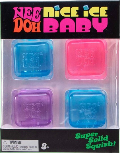NeeDoh Nice Ice Baby Stressballer 4-Pakk