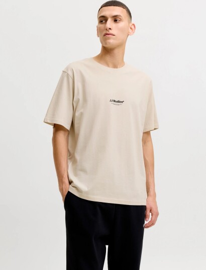 Jack & Jones Jjesoho Tee Ss Crew Neck 3Pk Mp Cream S