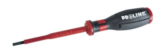 Pro-Line Elektrisk Isolert Flat Skrutrekker 6,5 X 150 Mm Med Anheng (10515)