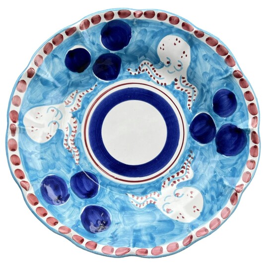 Piccola Home Amalfi Dyp Tallerken 23 cm Turkis