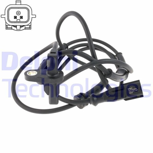 Sensor, ABS DELPHI SS21258-12B1 Sensor, ABS DELPHI SS21258-12B1