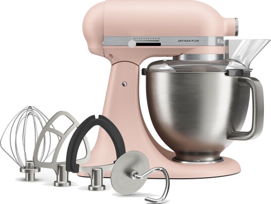 Kitchenaid Artisan Plus kjøkkenmaskin 4,7 liter feather pink