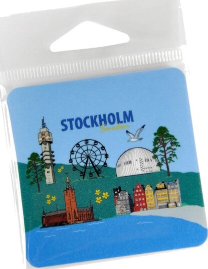 Mellow Design - Magnet Stockholmmotiv 6,5x6,5 cm