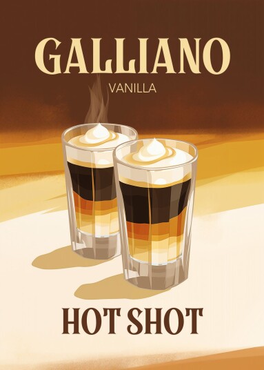 Plakat Galliano Vanilla Hot Shot Plakat Galliano Vanilla Hot Shot
