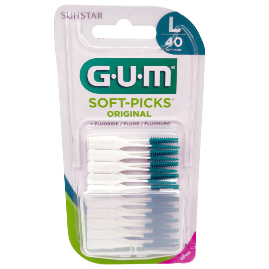 GUM Original Soft-Picks LARGE - 40 stk.