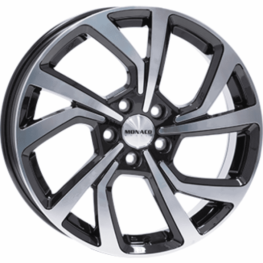 MONACO WHEELS PACE Gloss Black Polished 7.5Jx18 5/114.3 ET45 B67.1 felegen
