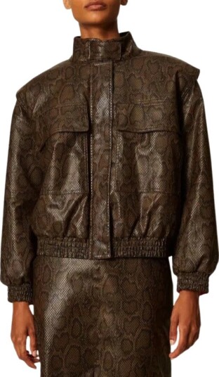 Twinset Dame Jakker Brun M,
