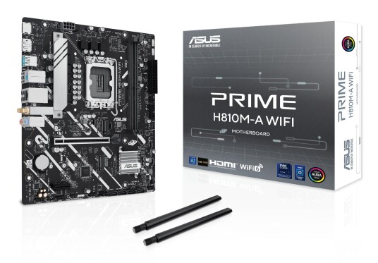 Asus Prime H810M-A Micro-ATX Hovedkort med Wi-Fi 6 og DDR5-støtte Asus Prime H810M-A Micro-ATX Hovedkort med Wi-Fi 6 og DDR5-støtte