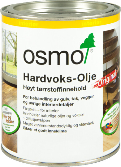 OSMO HARDVOKSOLJE 3062 0,75L MATT