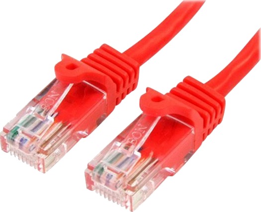 Startech Rj 45 Cat5e Cat 5E Cat 5 Utp Rød Red 2M 2 M